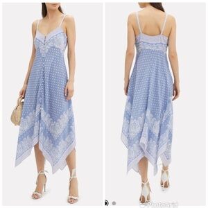 INTERMIX Isla Scarf Midi Dress Size 6